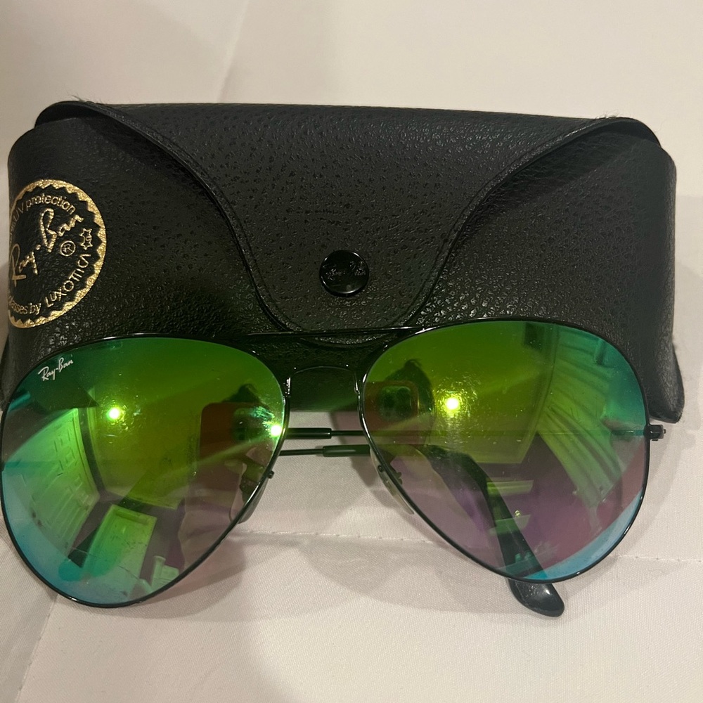 Ray Ban Polarized Aviator Sunglasses